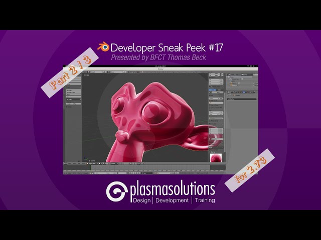 B3D Sneak Peek #17 - Tracking, Animation, UI & Modelling