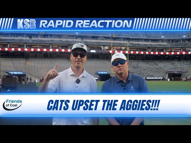 Kentucky UPSETS Texas A&M in College Station | Rapid Reaction