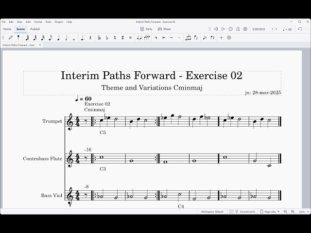 Interim Paths Forward - Exercise 02