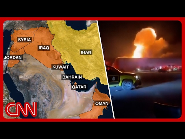 Iran attacks Kuwait, Qatar & more as US strikes Iran bridges