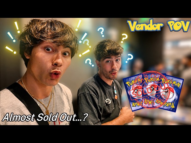 we sold so much.. | Vendor POV