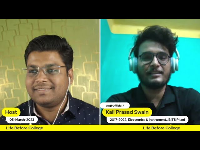 BITS Pilani | Electronics & Instrumentation EIE Review Jobs | Kali Prasad Swain | HAT22 AJP Official