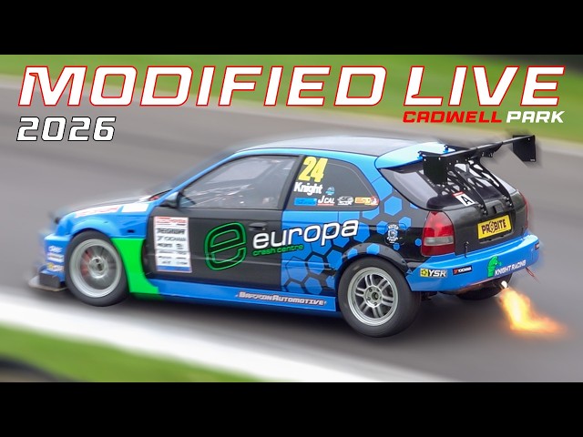 MODIFIED LIVE 2026 - Time Attack UK Pure Sound & Highlights - Cadwell Park!