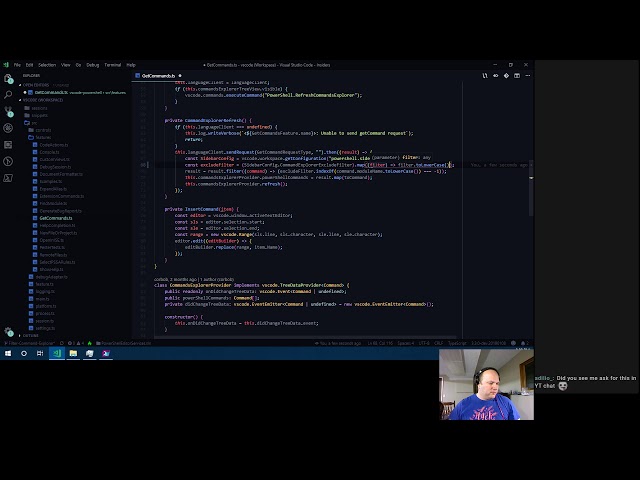 #PowerShell Extension for VS Code. Command Explorer Explorationing.