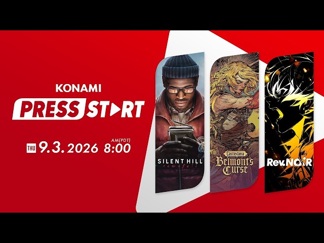 KONAMI PRESS START | Livestream