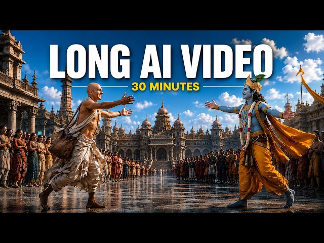 Create 30 Minute Long AI Videos for FREE Like @sarvatrahindutva | Full Workflow