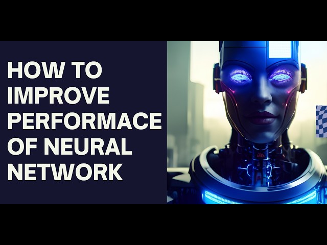 5. How to Improve Deep Learning Models | Early Stopping & Regularization
