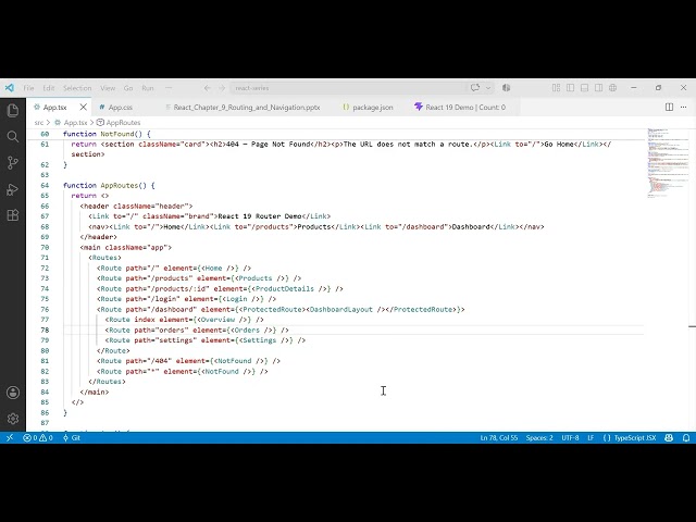 React 19 Tutorial for Beginners | React Router, Navigation & Dynamic Routes | Chapter 9