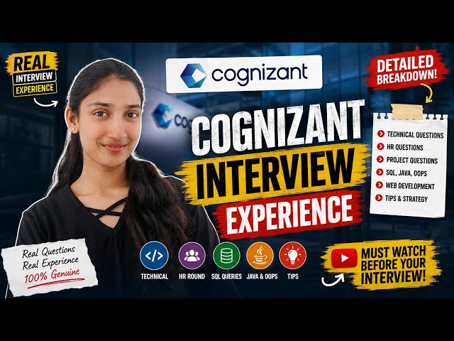 Cognizant Interview Experience 2026 🔥 Real Technical + HR Questions Asked in Telugu | CTS Breakdown