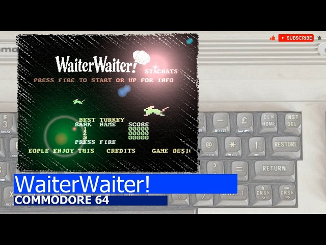 Commodore 64 -=WaiterWaiter!=-