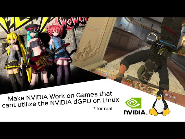 Make NVIDIA dGPU work on Games that can't utilize on Linux