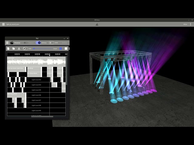 TimeLine lightshow #1