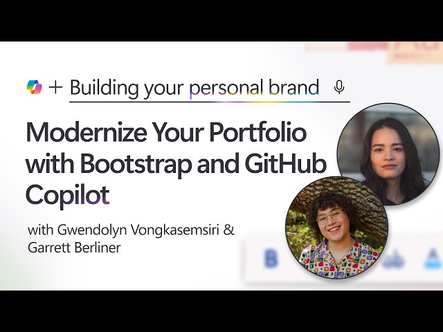 Modernize Your Portfolio with Bootstrap and GitHub Copilot