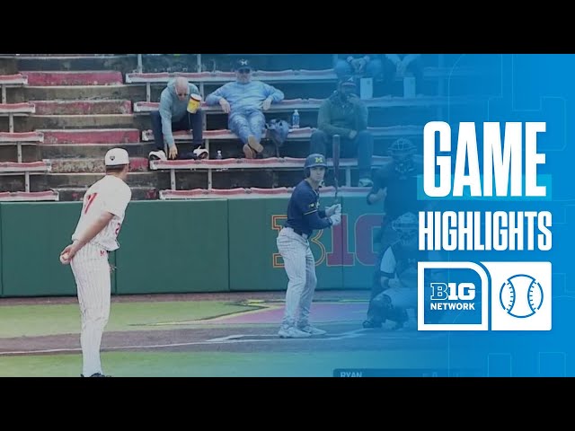 Michigan at Maryland | HIGHLIGHTS | Big Ten Baseball | 05/02/2026