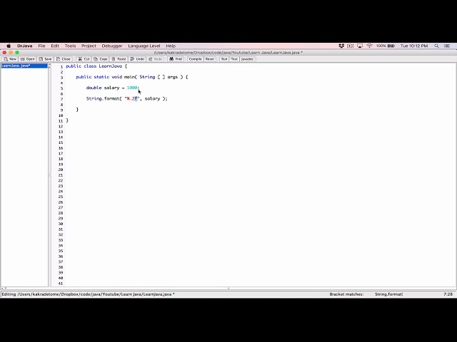 109. The String.format() method - Learn Java