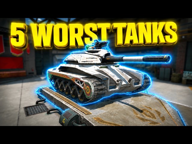 5 WORST TANKS IN WOTB!