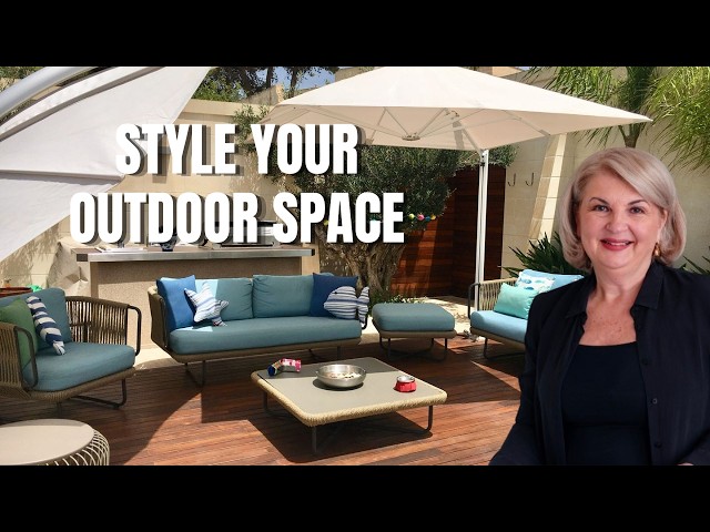 How to Style Your Outdoor Space | Interior Designer Tips