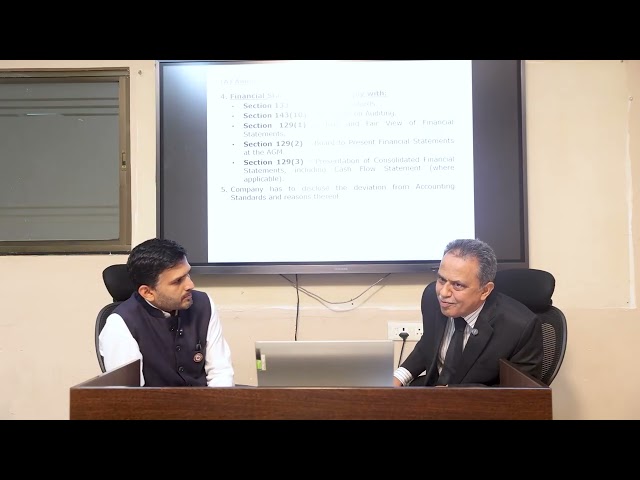 Webinar on Audited Financial Statements and related ROC compliance