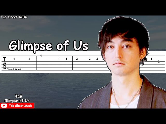 Joji - Glimpse of Us | Guitar Tutorial