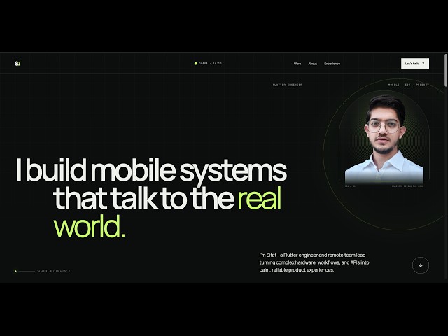 I developed a mind blowing portfolio using Codex 🤯