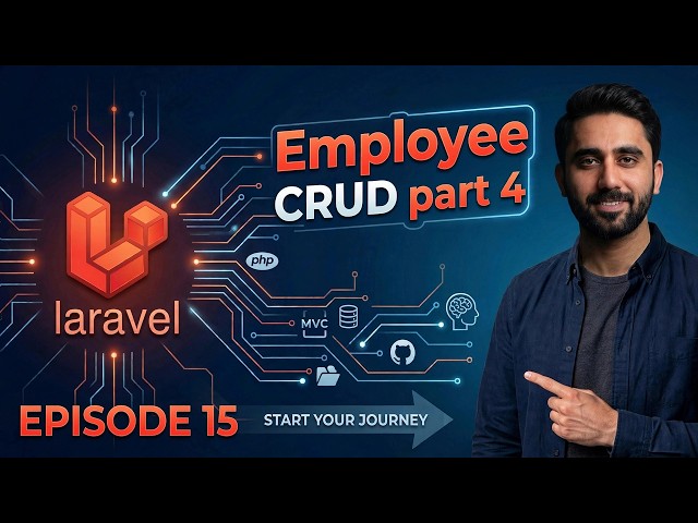 Episode 15 | Employee CRUD - Part 4 | Fetch and Pass Data to Views, Compact(), Route Parameters
