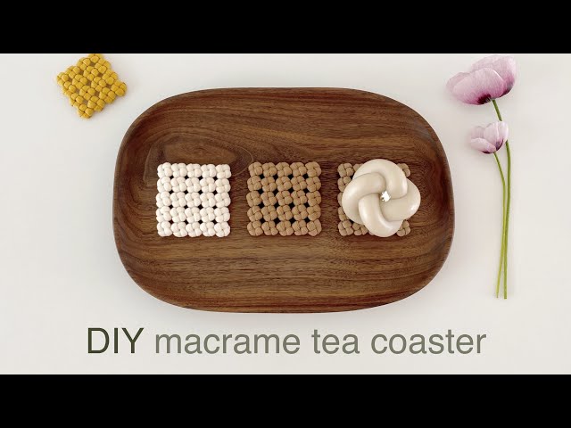 DIY | macrame tea coaster