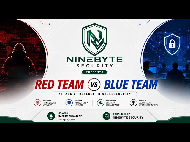 RED TEAM VS BLUE TEAM: ATTACK & DEFENSE IN CYBERSECURITY NINEBYTE Security