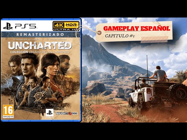 UNCHARTED 4 REMASTERED PS5 FULL GAME 4K 60FPS  |HDR| Legado de los ladrones -Capítulo #1