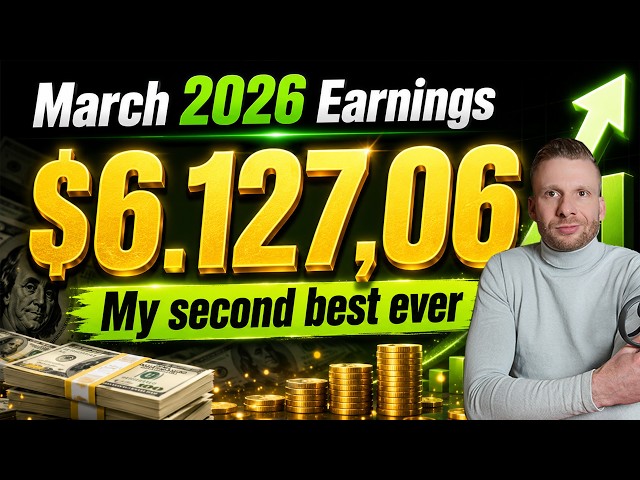 March 2026 Stock Earnings, Almost another record! $6.127,06!