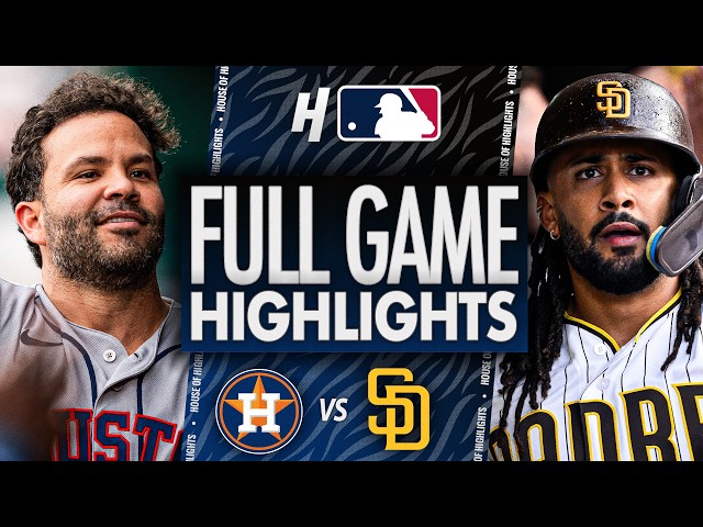 Houston Astros vs. San Diego Padres - RESUMEN COMPLETO DEL PARTIDO 🔥 8 de agosto de 2026 Temporad...