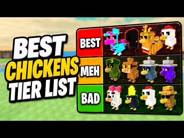 Grow a Chicken Fighter BEST CHICKEN TIER LIST! Roblox