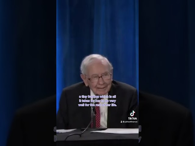Warren Buffett's advice on what to invest in