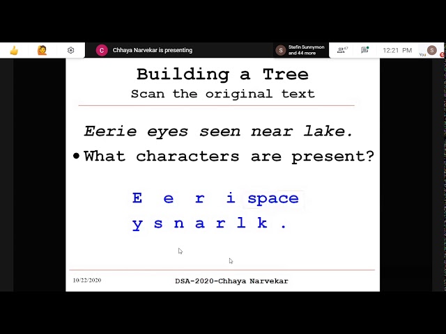 DSA Huffman Algorithm 22/10/Thus