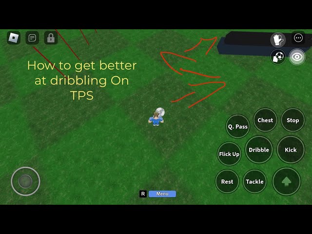 Roblox How to get better at dribbling :TPS Ultimate Soccer mobile (2023)