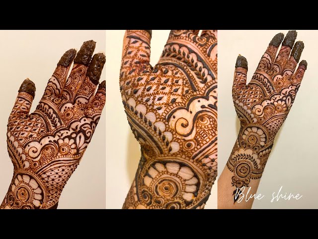 Beautiful Bharwa Bridal Mehendi Design|Step by step Bridal Mehendi at home| Mehndi Designs