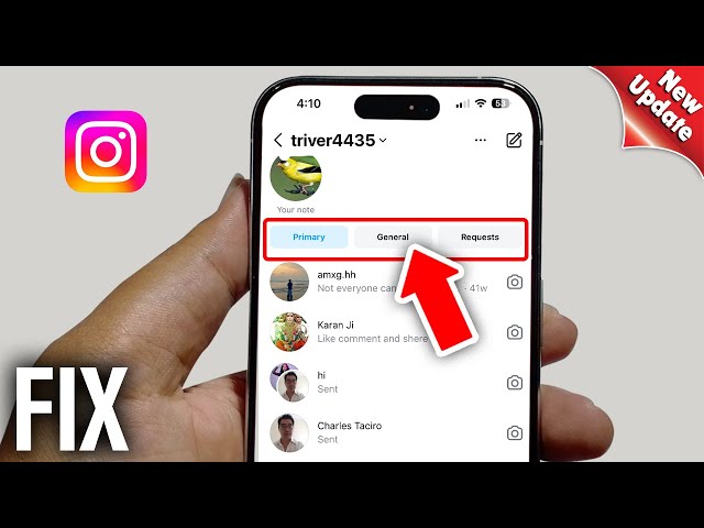 How To Fix Instagram Message Primary & General Options Not Showing 2026 (Quick Solution)