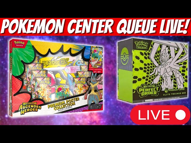 Pokemon Center Queue LIVE NOW! What's Dropping?!