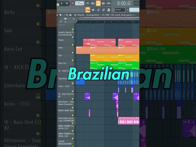 BRAZILIAN FUNK FL STUDIO TUTORIAL! #flstudio #musicproducer