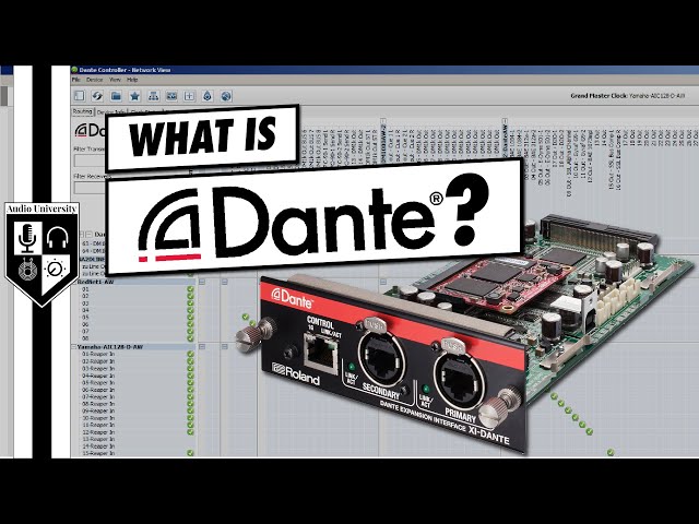 Audio Networking with Dante | Studio, Live Production, & House of Worship
