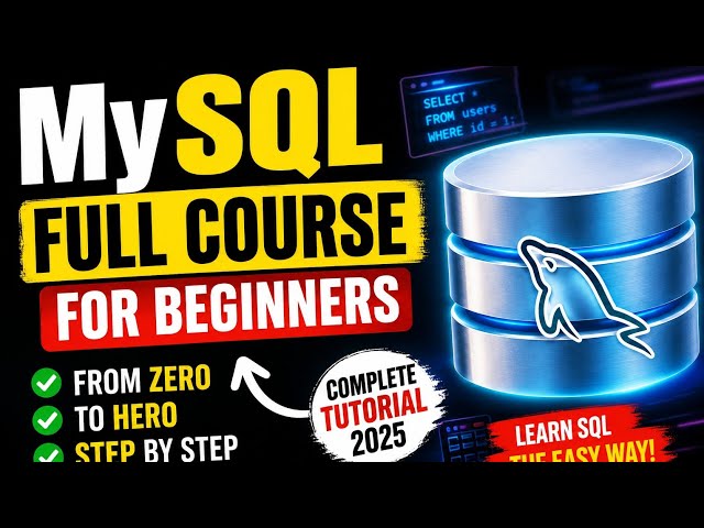 MYSQL TUTORIAL FOR BEGINNERS - FULL COURSE EP 2
