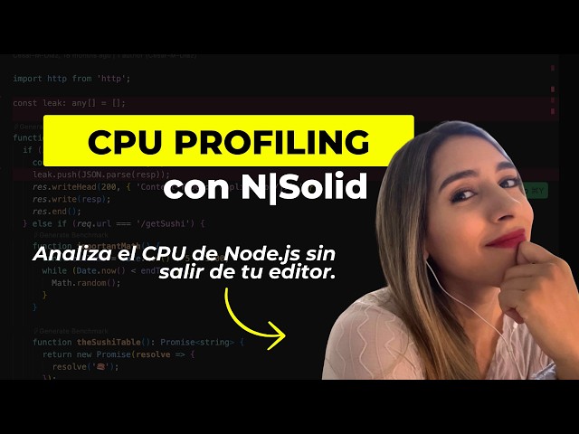 Analiza el CPU de tu aplicación Node.js en producción sin salir de tu editor (Español)