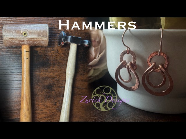 Hammering Techniques for Jewelry- Hammering Copper Washers & Wire