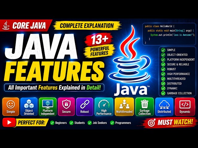 what is Java Features ?