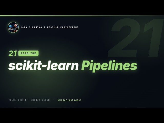 21. Building scikit-learn Pipelines | Data Cleaning & Feature Engineering