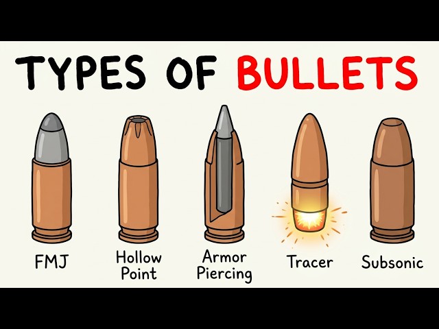 Every Type Of Bullet Explained in 12 Minutes