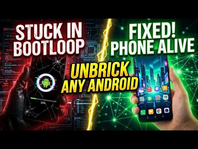 Android Phone Bootloop Problem Fix | Black Screen & Fastboot Redirect Solution