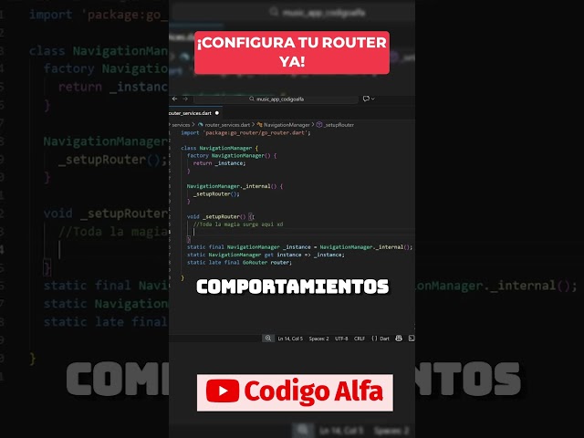 Sistema de navegación avanzado en flutter #flutter #programacion #programming #aprendeprogramacion