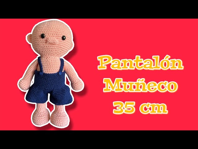 How to crochet PANTS for a 35 cm doll step-by-step tutorial
