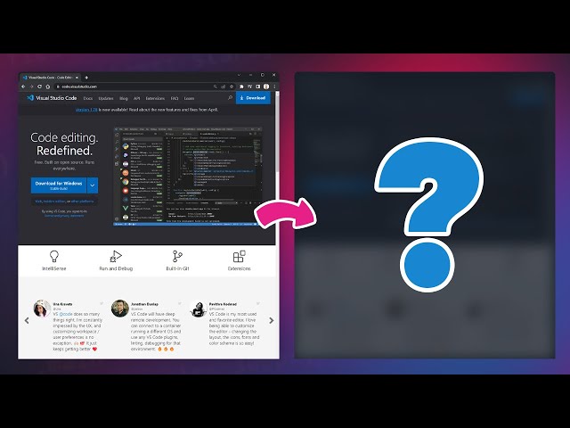 Redesigning VS Code's Website With Inspect Element