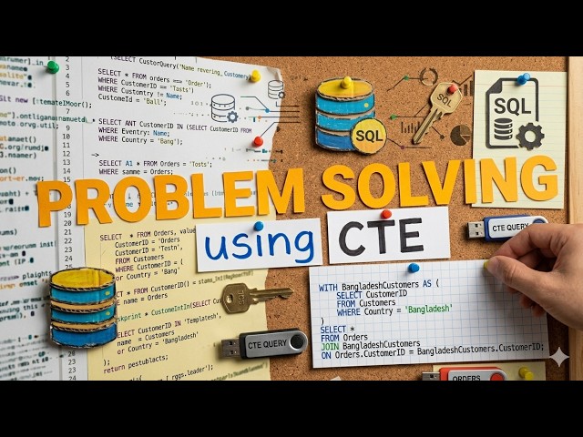 Problem Solving Using CTE | Bangla SQL Tutorial